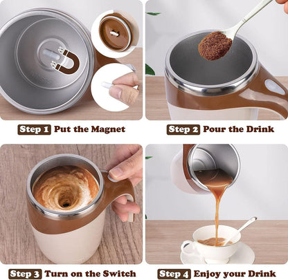 Self Stirring Magnetic Mug