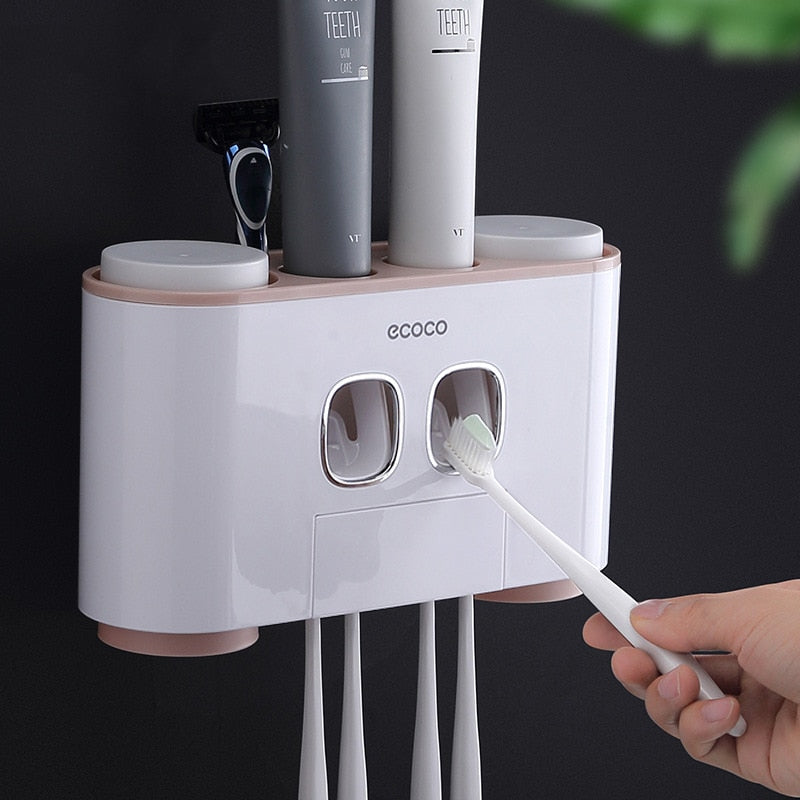 Automatic toothbrush holder