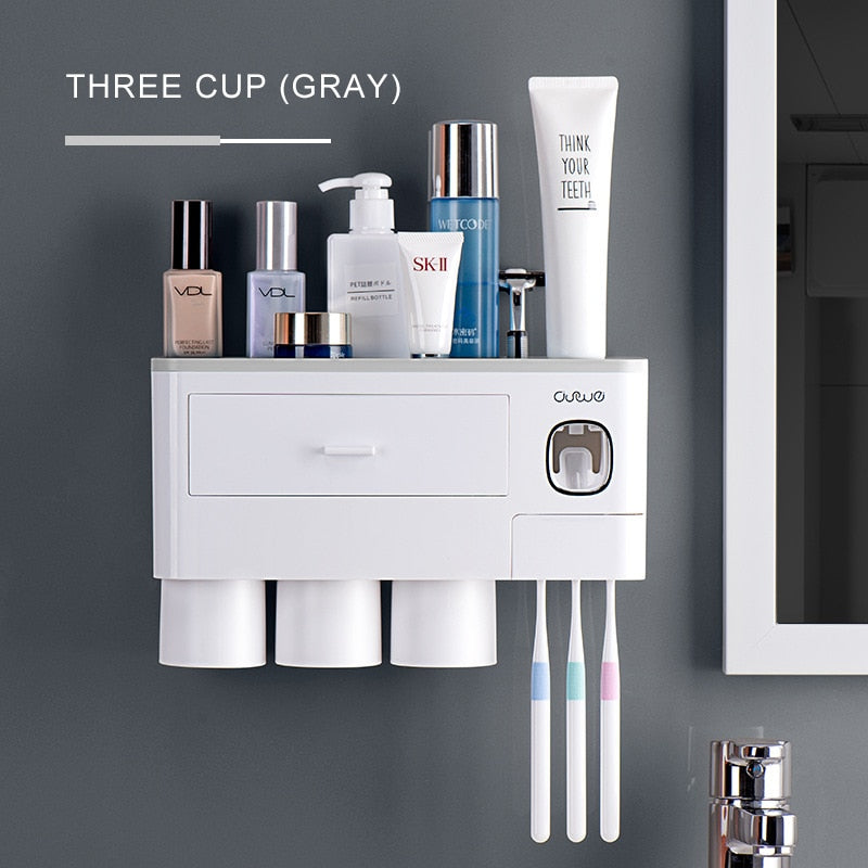 Automatic toothbrush holder