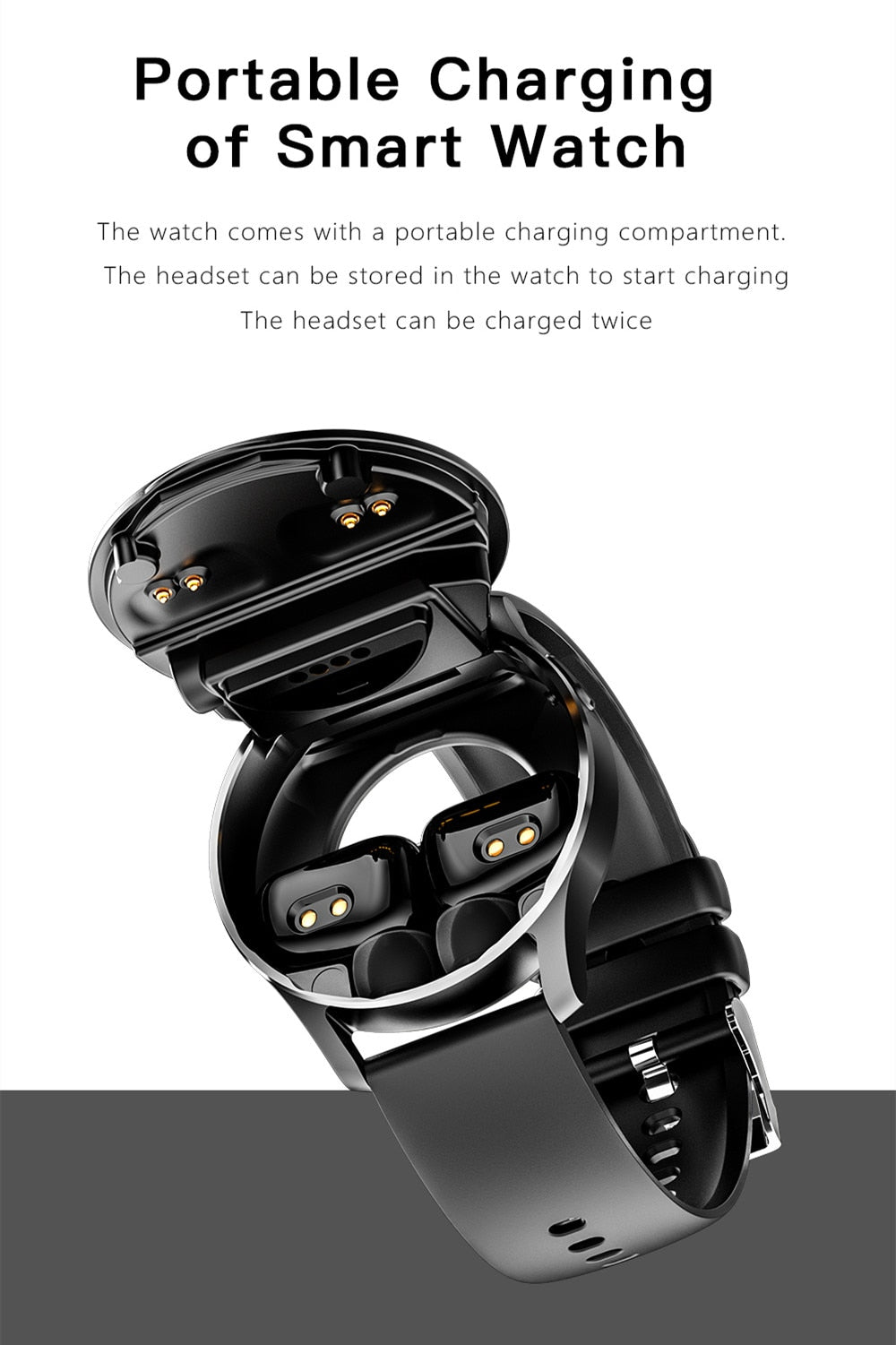 NEW Smartwatch with wireless Earbuds